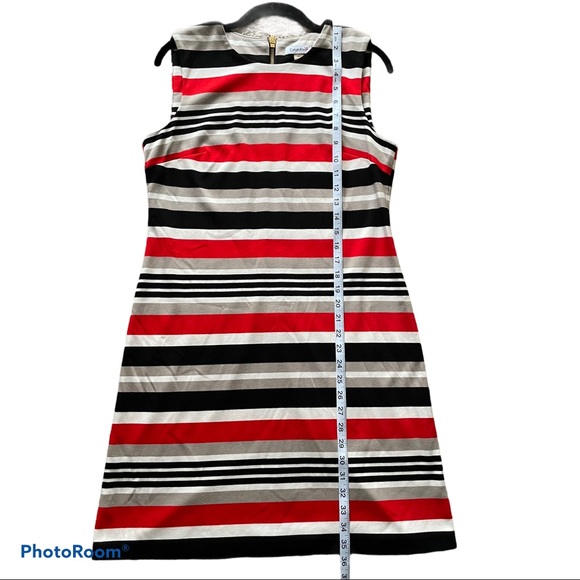 Calvin Klein Black and Kahki Sheath Dress | 10 - Picture 6 of 6